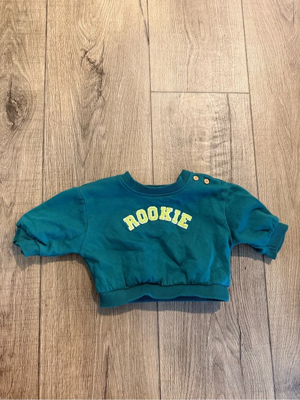 Carter's Teal 'Rookie' Sweatshirt & Joggers Set